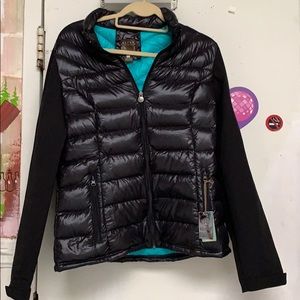 Large roper down jacket